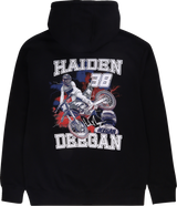 Deegan Apparel 38 Hoodie - Black - Small DMTFP3004BLKS