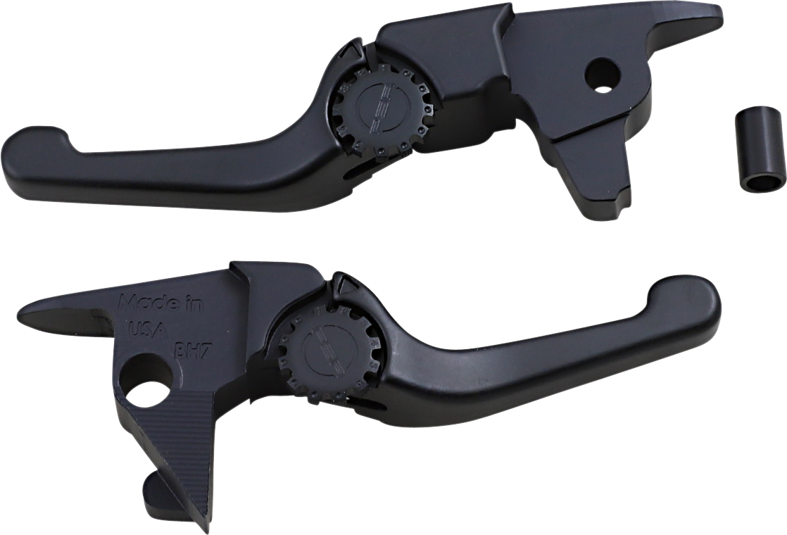 POWERSTANDS RACING Lever Set - Anthem - Shorty - Black 12-01663-22