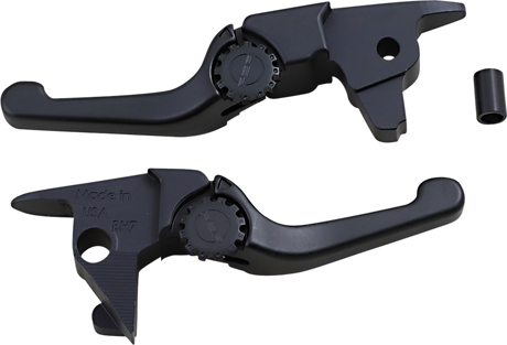 POWERSTANDS RACING Lever Set - Anthem - Shorty - Black 12-01663-22