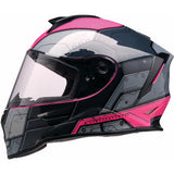 Z1R Youth Warrant 2.0 Helmet - Sentinel - Black/Pink - Medium 0102-0296