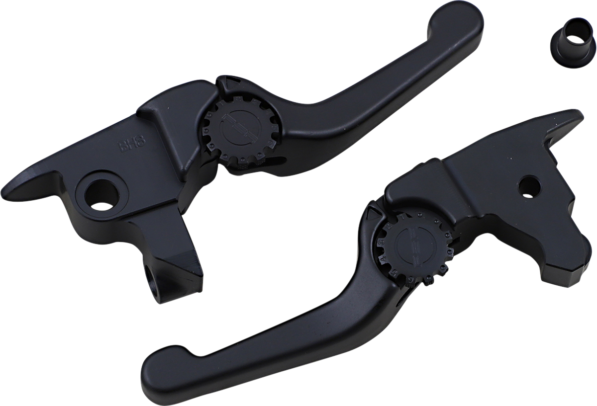 POWERSTANDS RACING Lever Set - Anthem - Shorty - Black 12-01658-22