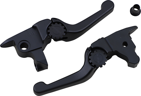 POWERSTANDS RACING Lever Set - Anthem - Shorty - Black 12-01658-22