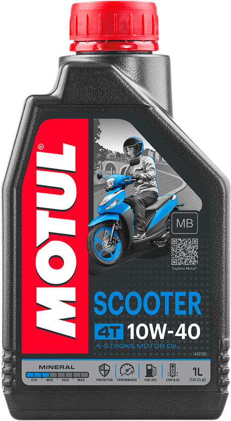 MOTUL Scooter 4T Mineral-Based Oil - 10W-40 - 1L 105937