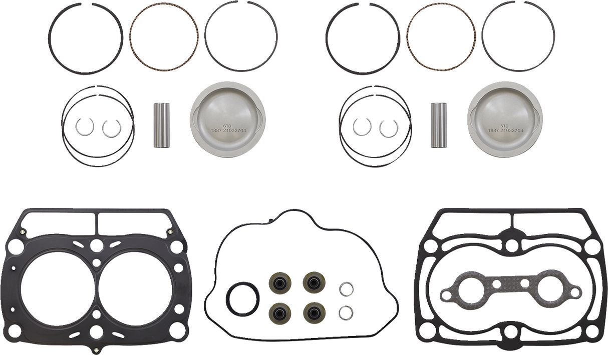 CYLINDER WORKS Cylinder Kit - Standard Bore N/F 05-09 RANGER 700 60002-K04