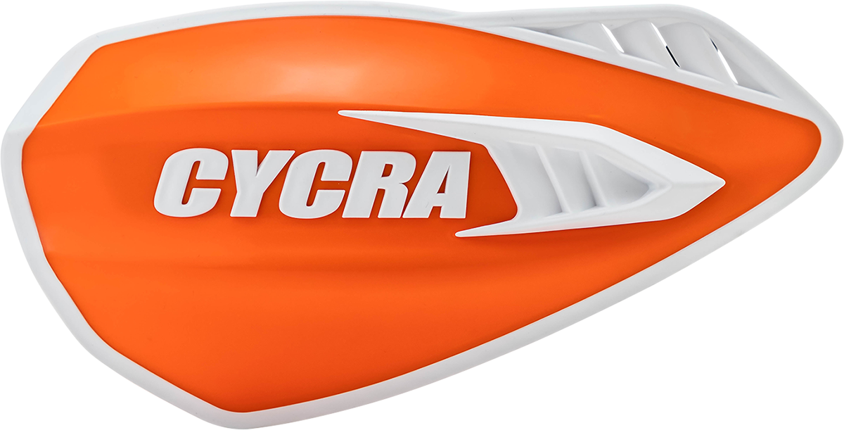 CYCRA Handguards - Cyclone - Orange/White 1CYC-0056-203