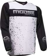 MOOSE RACING Qualifier Jersey - Black/White - 4XL 2910-6619