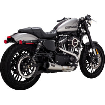 VANCE & HINES 2-into-1 Upsweep Exhaust System - Stainless Steel Harley-Davidson 883 /1200 27637