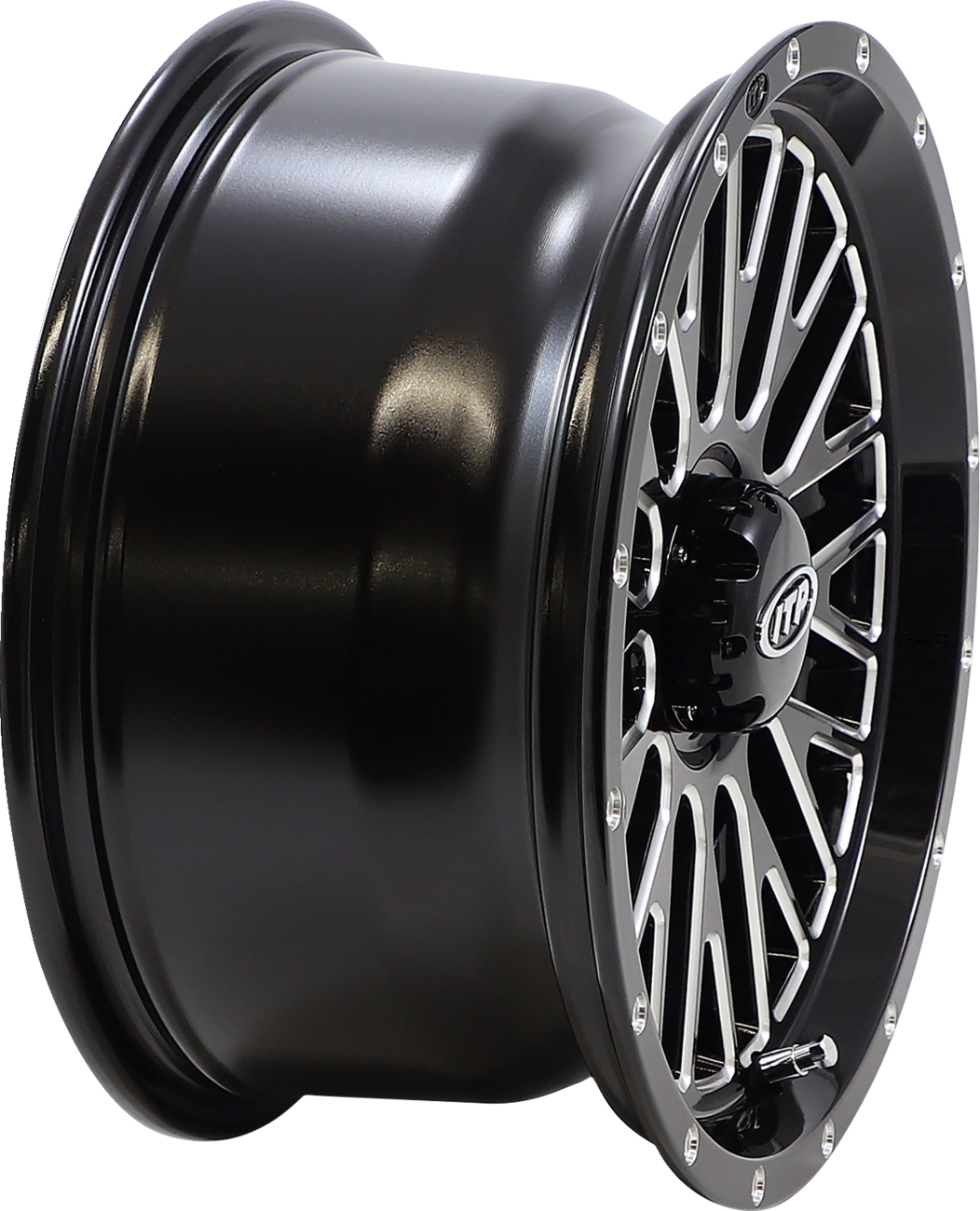 ITP Wheel - Momentum - Front/Rear - Black/Milled - 14x7 - 4/156 - 5+2 (+30 mm) 1422736731B