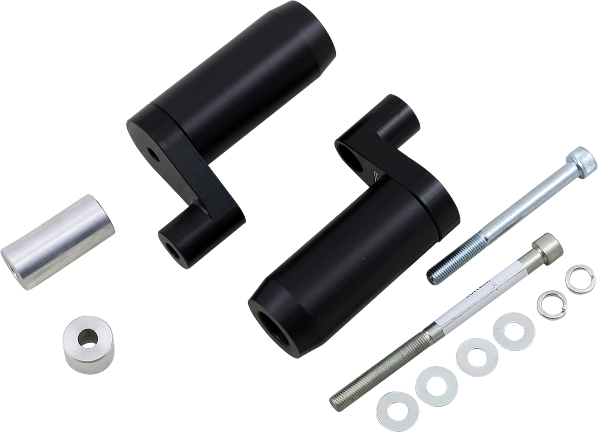 POWERSTANDS RACING Frame Sliders - Black - Kawasaki - Ninja 400/Z400 04-00927-02