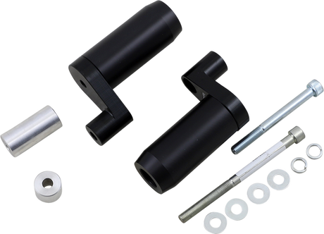 POWERSTANDS RACING Frame Sliders - Black - Kawasaki - Ninja 400/Z400 04-00927-02