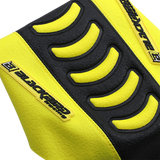 BLACKBIRD RACING Double Grip 3 Seat Cover - Black/Yellow - Suzuki 1331HUS