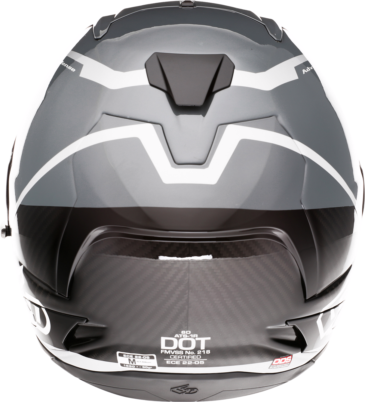 6D ATS-1R Helmet - Alpha - Silver - XL 30-0588