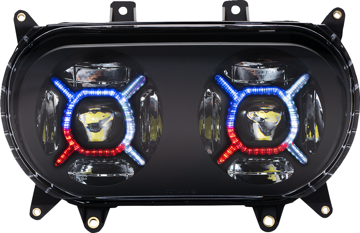 CUSTOM DYNAMICS ProGLOW™ Headlight - Black - Road Glide PG-RG-B