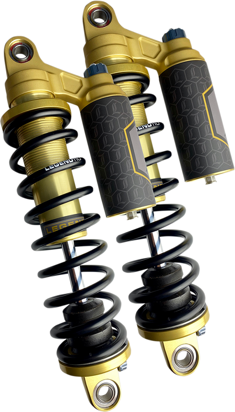 LEGEND SUSPENSION REVO ARC Piggyback Shocks - Heavy Duty - Gold - 13" - '04+ Sportster 1310-1919