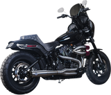 S&S CYCLE SuperStreet 2:1 50 State Exhaust System - M8 Softail - Stainless Steel 550-0996B