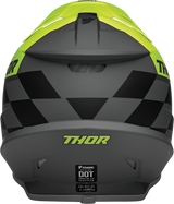 THOR Sector Helmet - Birdrock - Gray/Acid - Medium 0110-7362