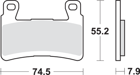 SBS HS Brake Pads - Kawsasaki - 894HS 894HS