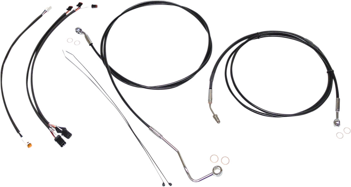 MAGNUM Control Cable Kit - XR - Black/Chrome 489932