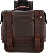 BURLY BRAND Throw-Over Saddlebag - Dark Oak B15-1002D