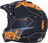 AFX FX-17 Helmet - Aced - Matte Black/Orange - Small 0110-6504