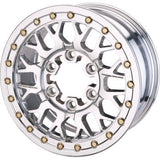 MOOSE RACING Wheel - 346X - Beadlock/6 Lug - Front/Rear - Silver - 15x7 - 6/5.5 - 5+2 346BLMO 157655P54