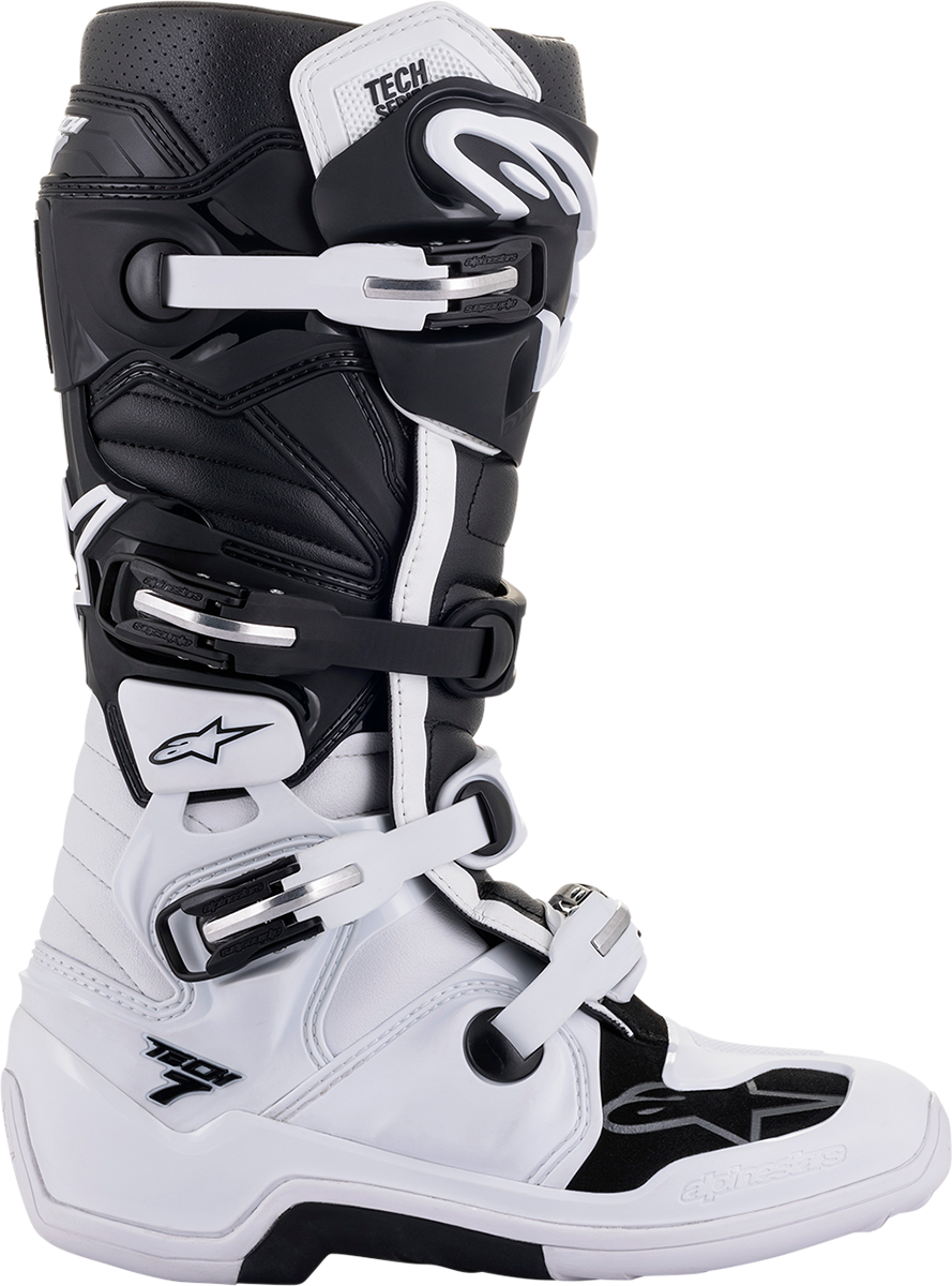 ALPINESTARS Tech 7 Boots - White/Black - US 8 2012014-21-8