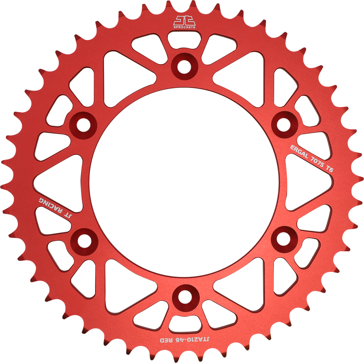 JT SPROCKETS Rear Sprocket - Honda - Red - 55 Tooth JTA215.55RED