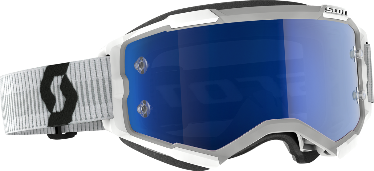 SCOTT Fury Goggle White Blue Chrome Works 272828-0002349