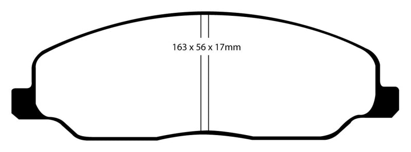 EBC 05-10 Ford Mustang 4.0 Bluestuff Front Brake Pads DP51740NDX