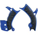 Acerbis 16-19 Yamaha YZ250F/YZ450F/YZ250FX/YZ450FX/WR250F/450F Frame Guards- X-Grip - Blue/Black 2689411034