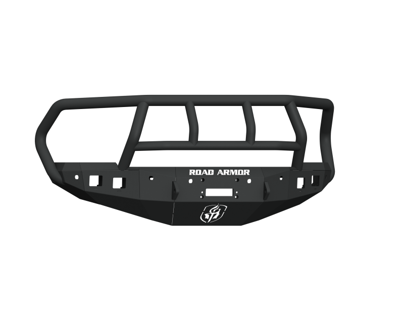 Road Armor 16-18 Ram 2500 Stealth Front Winch Bumper w/Titan II Guard/6 Sensor Holes - Tex Blk