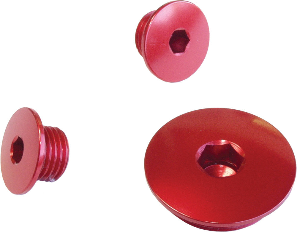 WORKS Engine Plugs Red 24-548