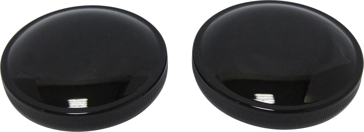 HARDDRIVE Cam Style Gas Cap Set Black 75-007BK