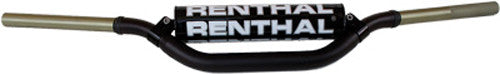 RENTHAL Twinwall 1-1/8" Handlebar Cr High (Black) 918-01-BK-02-185