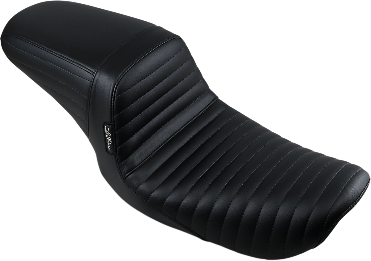 LE PERA Kickflip Seat - Pleated - Black - FXD '96-'03 LN-591PT