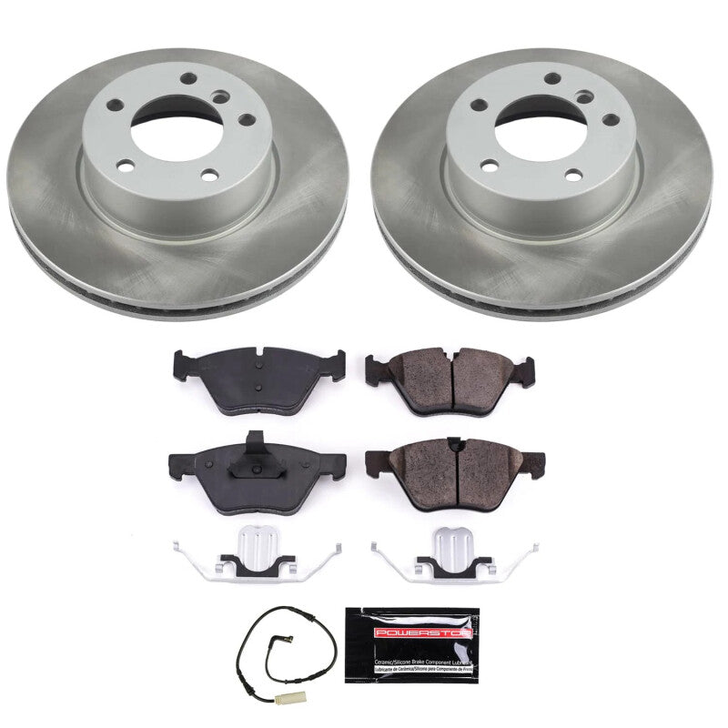 Power Stop 2006 BMW 325i Front Semi-Coated Rotor Kit