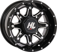 HIGH LIFTER Wheel - HL4 - Front/Rear - Gloss Black w/Machined - 12x7 - 4/156 - 4+3 (+10 mm) 12HL04-1156