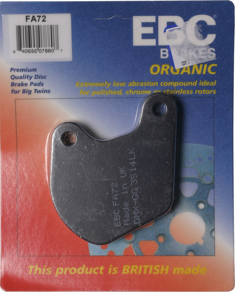 EBC Brake Pads Fa72 Organic FA72