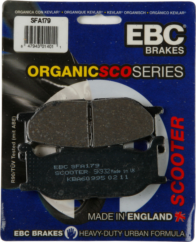 EBC Brake Pads Sfa179 Organic SFA179