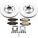 Power Stop 02-05 Ford Thunderbird Front Z17 Evolution Geomet Coated Brake Kit