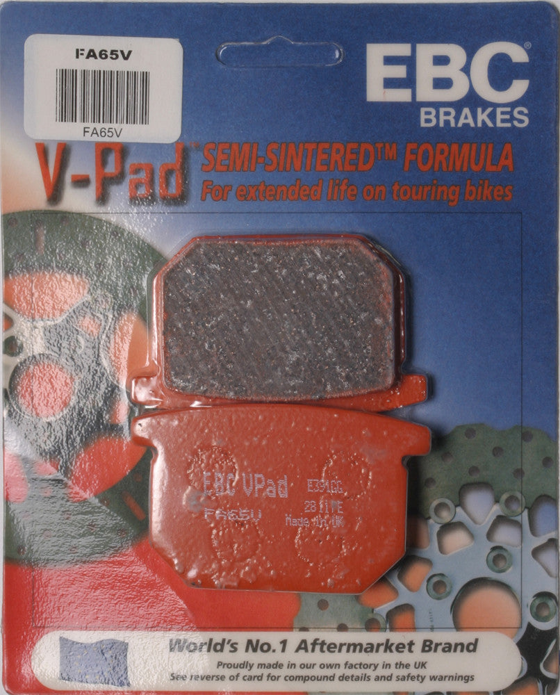 EBC Brake Pads Fa65v Semi-Sintered V Series FA65V