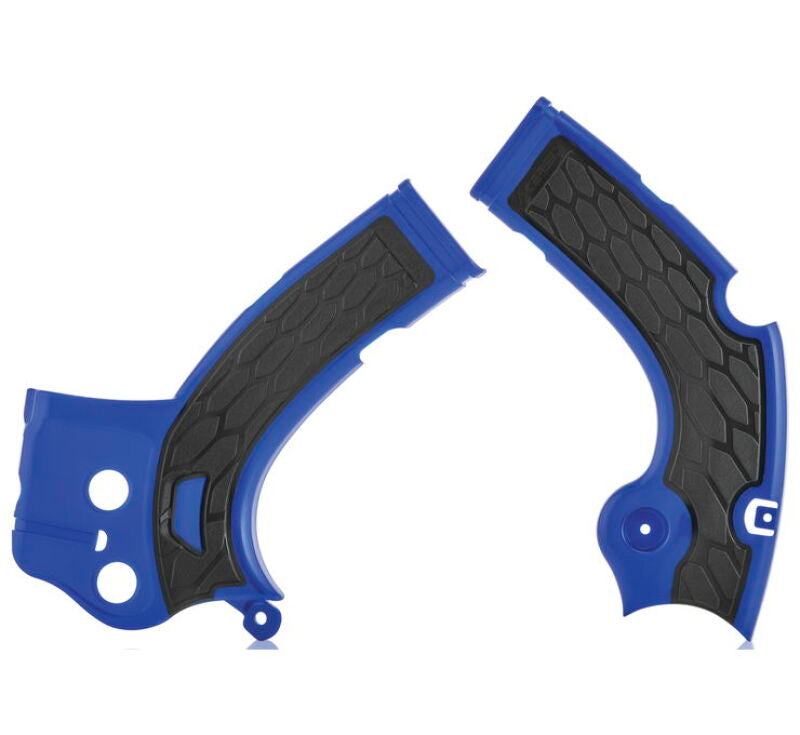 Acerbis 16-19 Yamaha YZ250F/YZ450F/YZ250FX/YZ450FX/ WR250F/450F Frame Guards- X-Grip - Blue/Black 2640271034