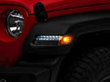 Raxiom 18-23 Jeep Wrangler JL Sport Axial Series SEQL LED Parking/Turn Signal Lights- Smoked J155019-JL