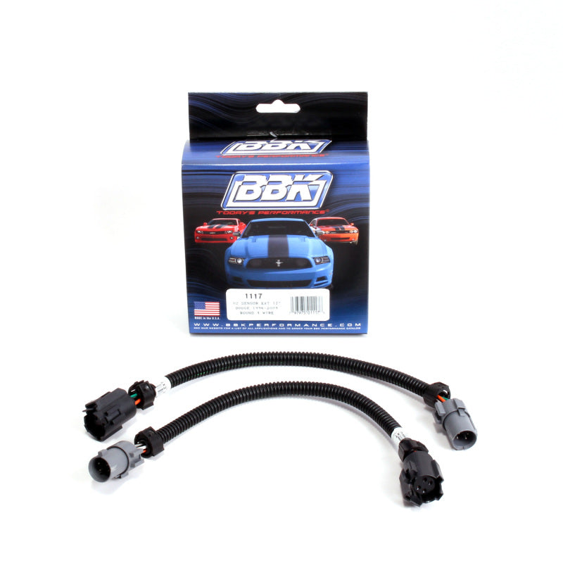 BBK 96-04 Dodge 4 Pin Round Style O2 Sensor Wire Harness Extensions 12 (pair) 1117