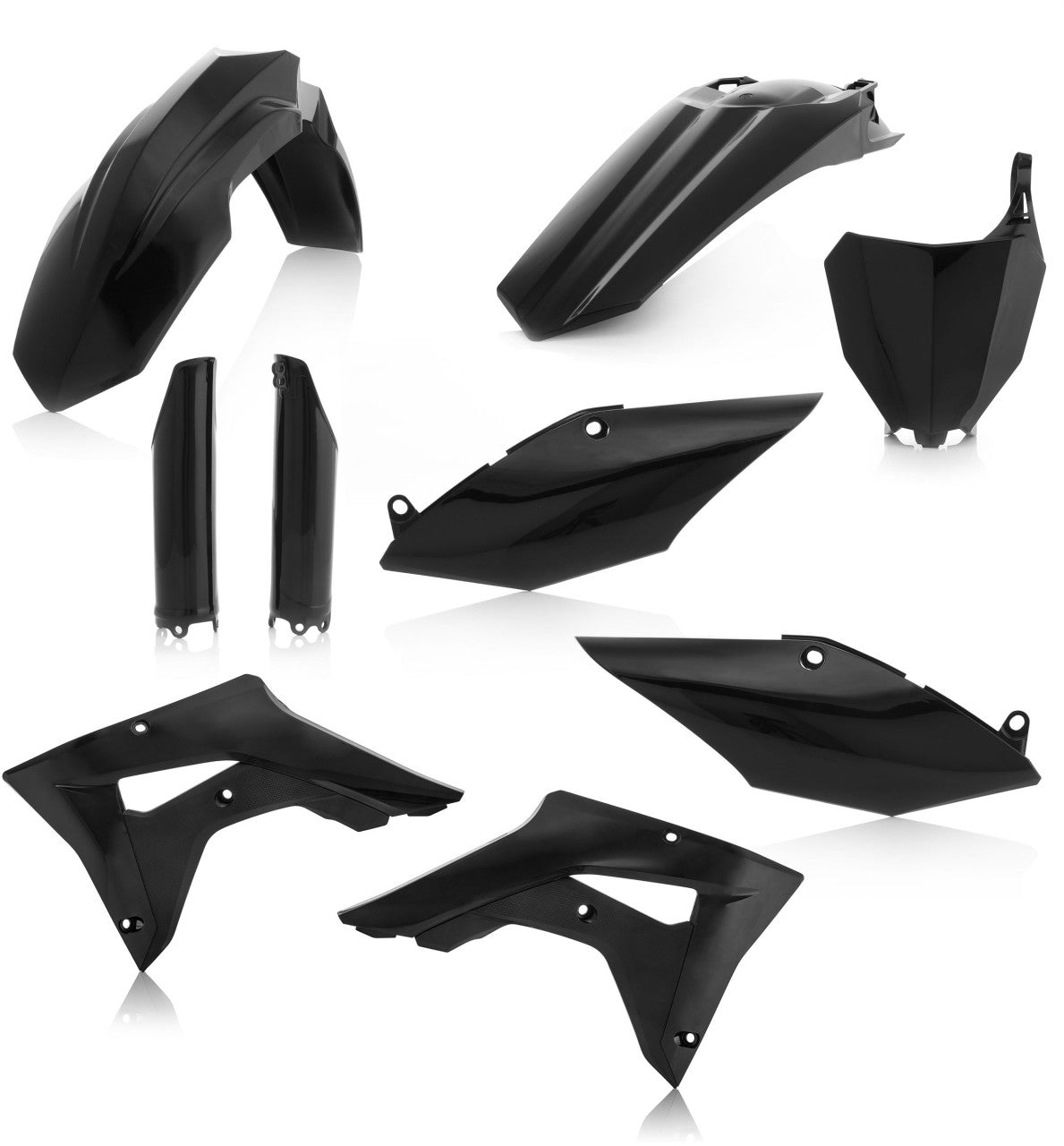 ACERBIS Full Plastic Kit Black 2645470001