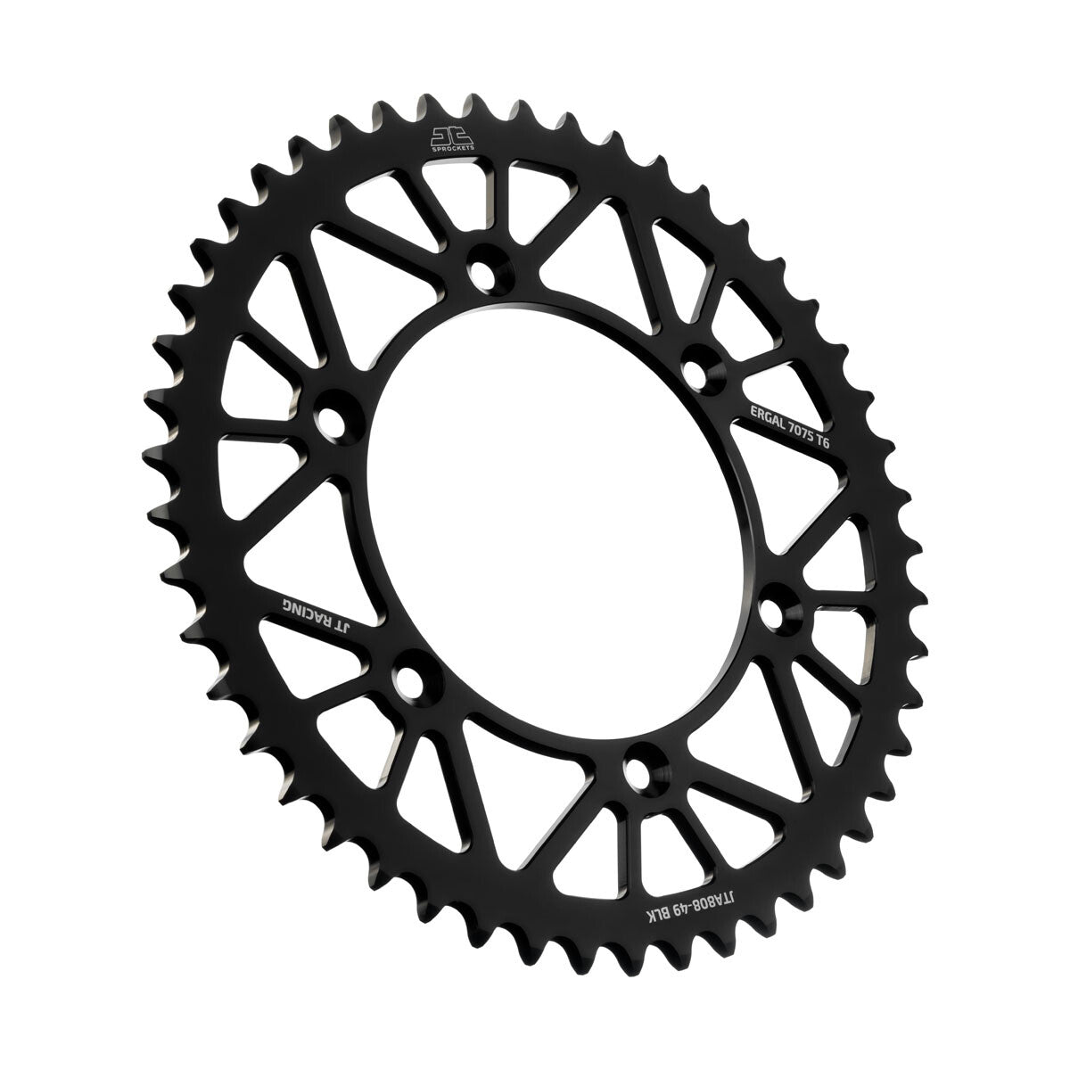 JTRear Racelite Sprocket Alum 49t-520 Blk Kaw/SuzJTA808.49BLK