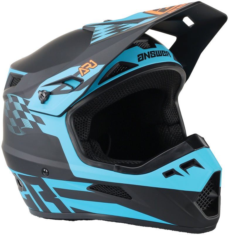 Answer AR1 Sweep Helmet Black/Astana/Hyper Orange - 2XL 442913