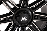 HIGH LIFTER Wheel - HL22 - Front/Rear - Gloss Black w/Machined - 14x7 - 4/137 - 4+3 (+10 mm) 14HL22-1137