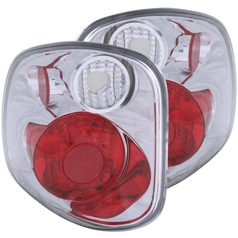 ANZO 1997-2000 Ford F-150 Taillights Chrome 211068