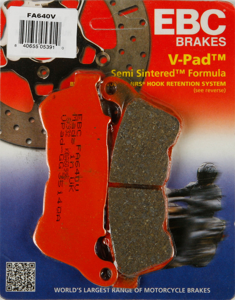 EBC Brake Pads Fa640v Semi-Sintered V Series FA640V